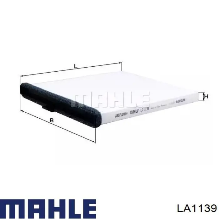 LA1139 Mahle Original Filtro de salão