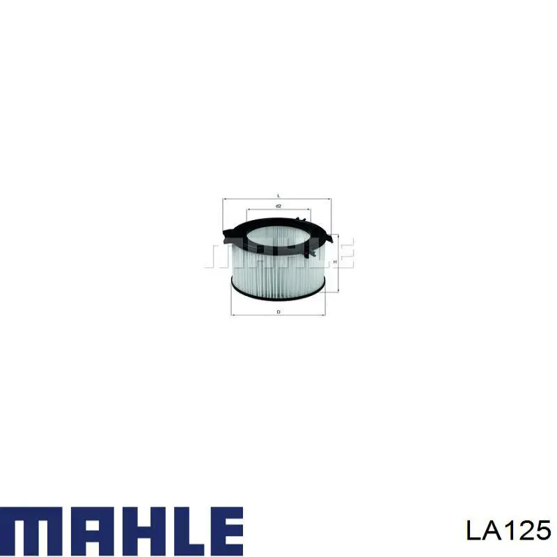 Filtro de salão Mahle Original LA125 preço, a partir de 14,66 USD