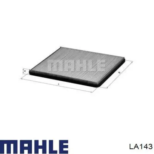 Filtro de salão Mahle Original LA143 preço, a partir de 10,35 USD
