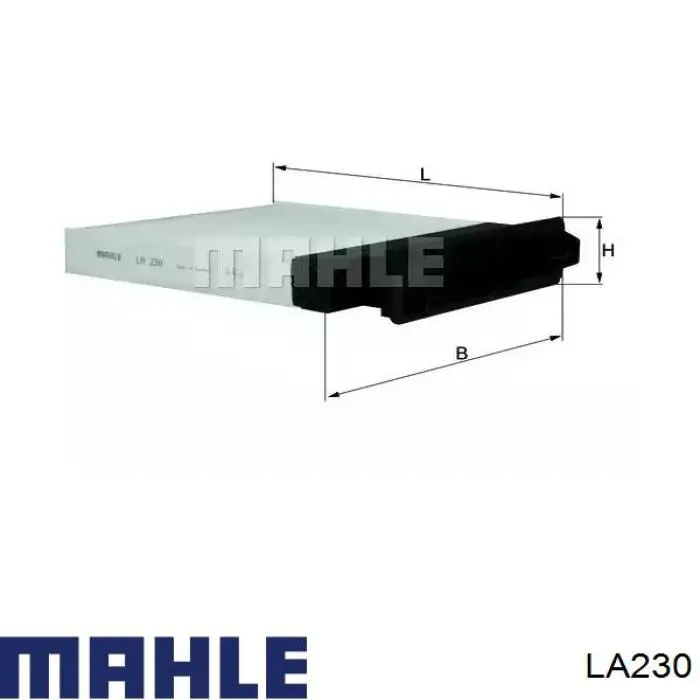 Filtro de salão Mahle Original LA230 preço, a partir de 6,83 USD