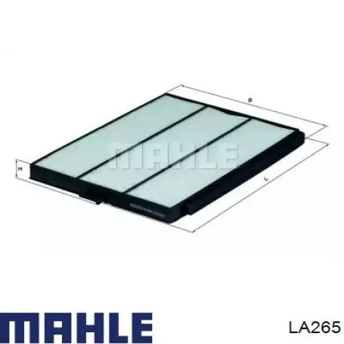 Filtro de salão Mahle Original LA265 preço, a partir de 14,56 USD