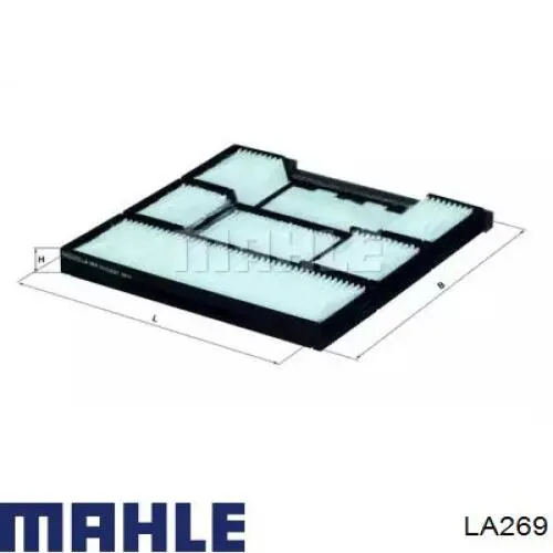 Filtro de salão Mahle Original LA269 preço, a partir de 11,07 USD