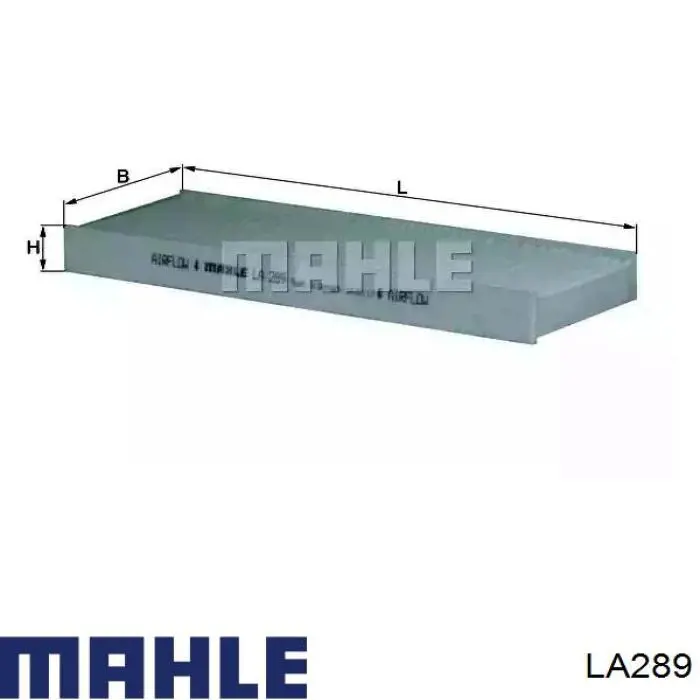Filtro de salão Mahle Original LA289 preço, a partir de 10,51 USD