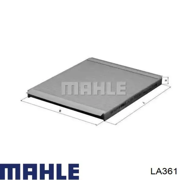 Filtro de salão Mahle Original LA361 preço, a partir de 12,68 USD