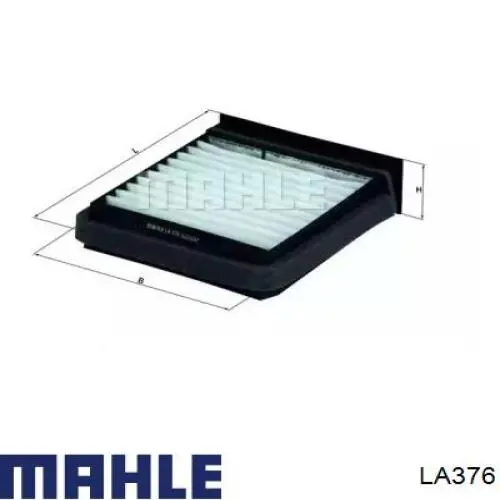 Filtro de salão Mahle Original LA376 preço, a partir de 15,99 USD