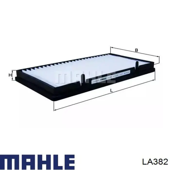 Filtro de salão Mahle Original LA382 preço, a partir de 15,07 USD
