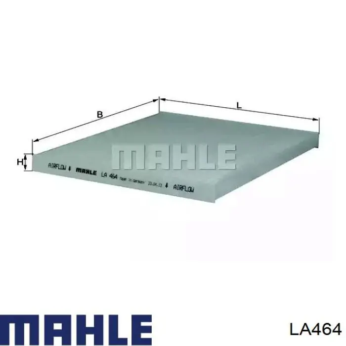 Filtro de salão Mahle Original LA464 preço, a partir de 10,51 USD