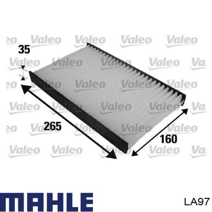 Compre LA97 Mahle Original Filtro de salão