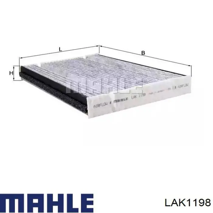 Filtro de salão Mahle Original LAK1198 preço, a partir de 17,96 USD
