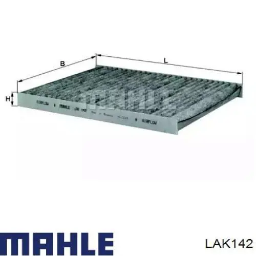 Filtro de salão Mahle Original LAK142 preço, a partir de 15,54 USD