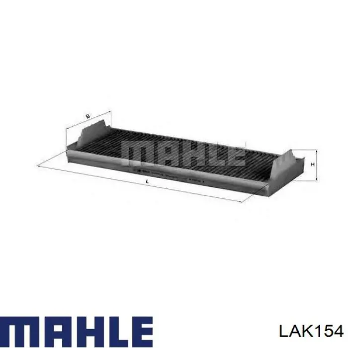 Filtro de salão Mahle Original LAK154 preço, a partir de 38,96 USD