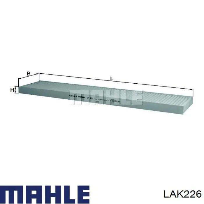 Filtro de salão Mahle Original LAK226 preço, a partir de 16,76 USD