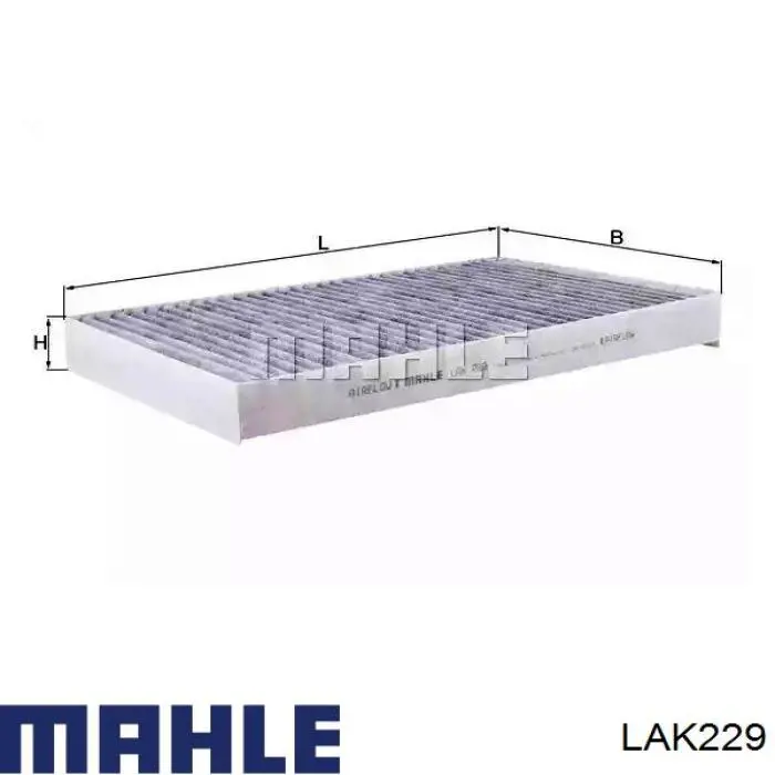 Filtro de salão Mahle Original LAK229 preço, a partir de 19,06 USD