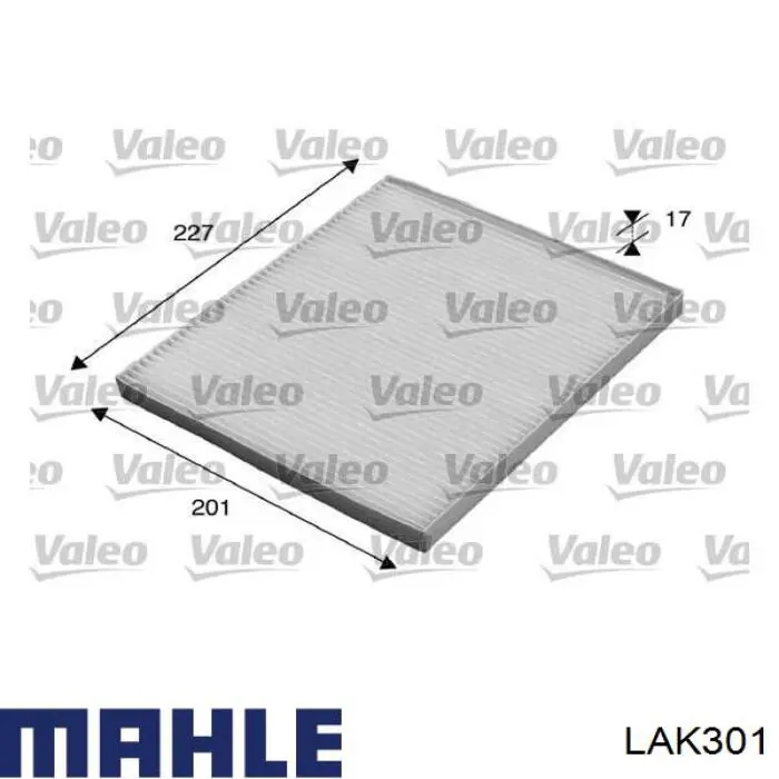 Filtro de salão Mahle Original LAK301 preço, a partir de 8,59 USD