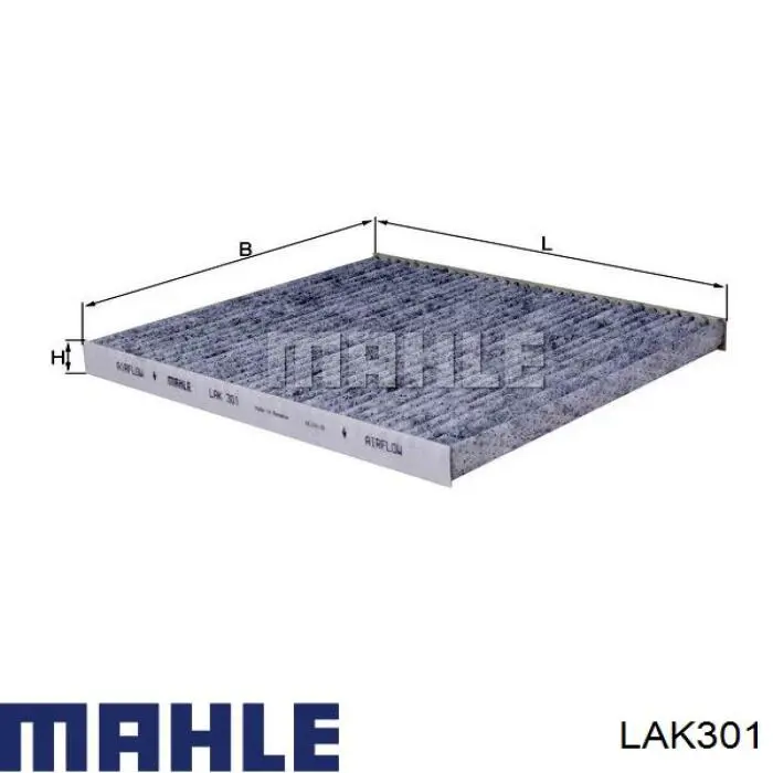 Filtro de salão LAK301 Mahle Original