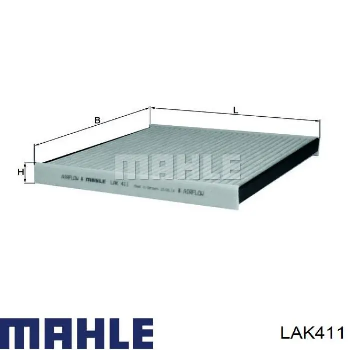 Filtro de salão Mahle Original LAK411 preço, a partir de 12,25 USD
