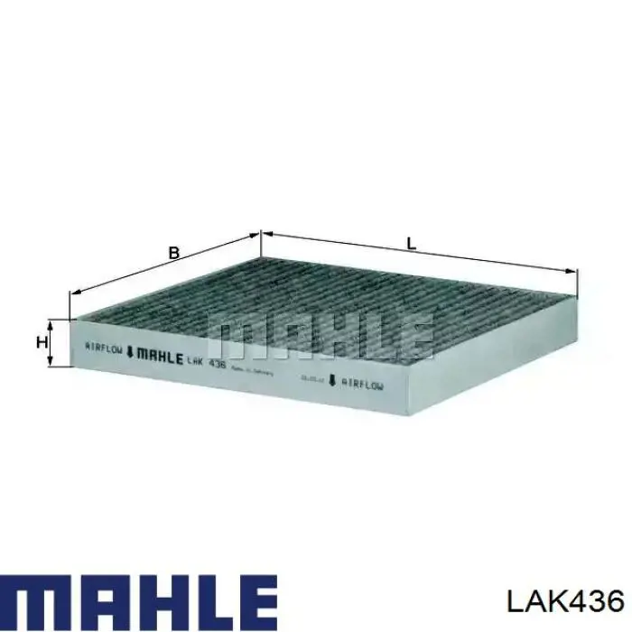 Filtro de salão Mahle Original LAK436 preço, a partir de 14,39 USD