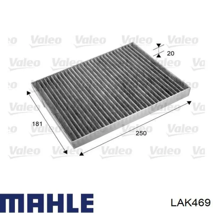Filtro de salão Mahle Original LAK469 preço, a partir de 14,87 USD