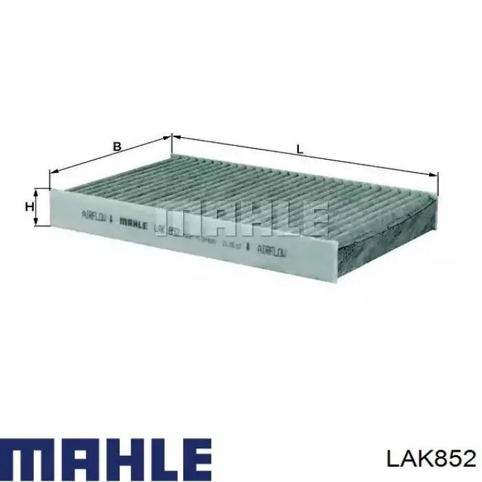LAK852 Mahle Original Filtro de salão
