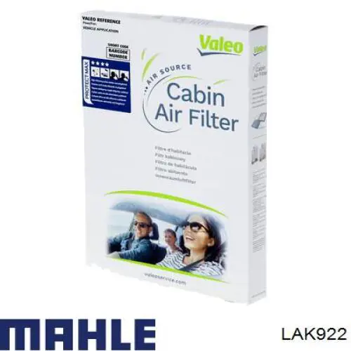 LAK922 Mahle Original Filtro de salão