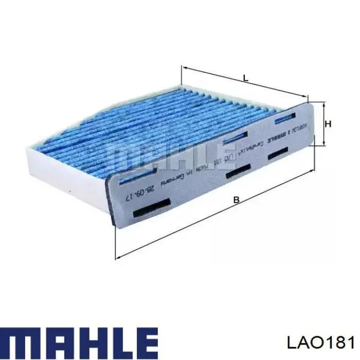 Filtro de salão Mahle Original LAO181 preço, a partir de 11,51 USD
