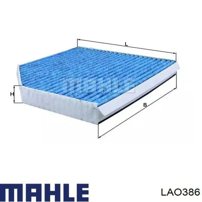 Filtro de salão Mahle Original LAO386 preço, a partir de 18,71 USD