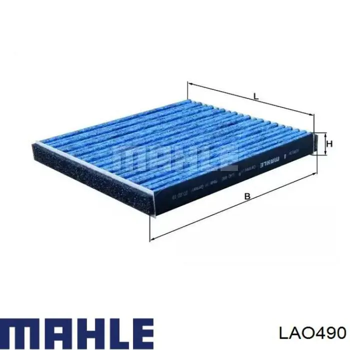 LAO490 Mahle Original Filtro de salão