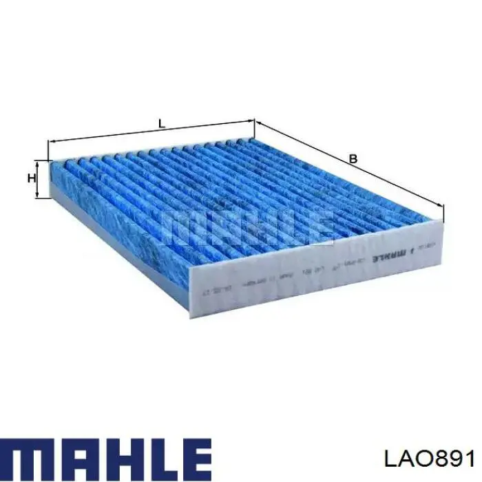 Filtro de salão Mahle Original LAO891 preço, a partir de 10,82 USD