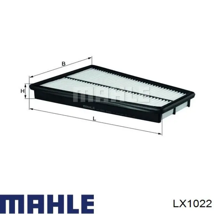 LX1022 Mahle Original Filtro de ar