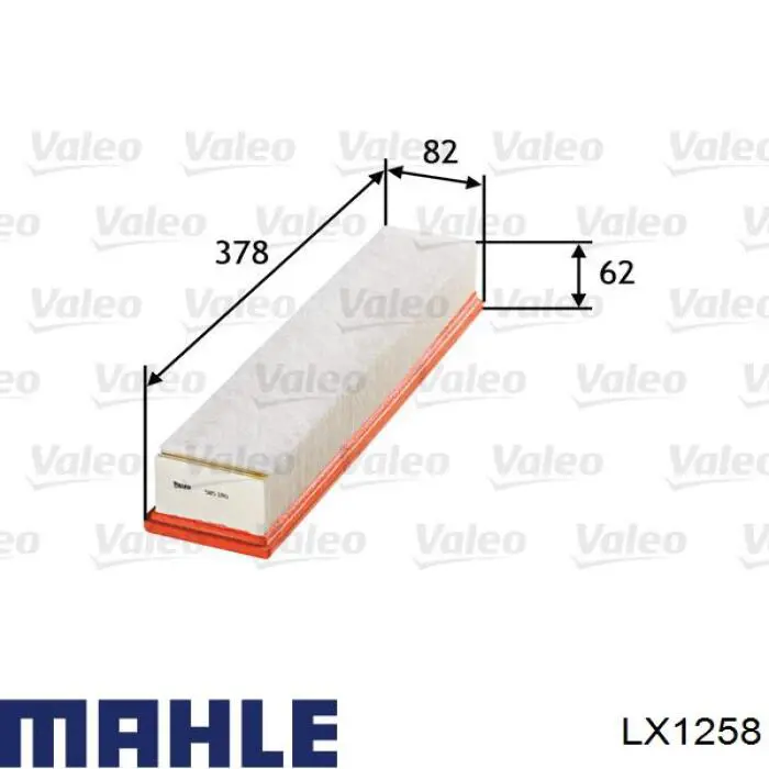 Compre LX1258 Mahle Original Filtro de ar