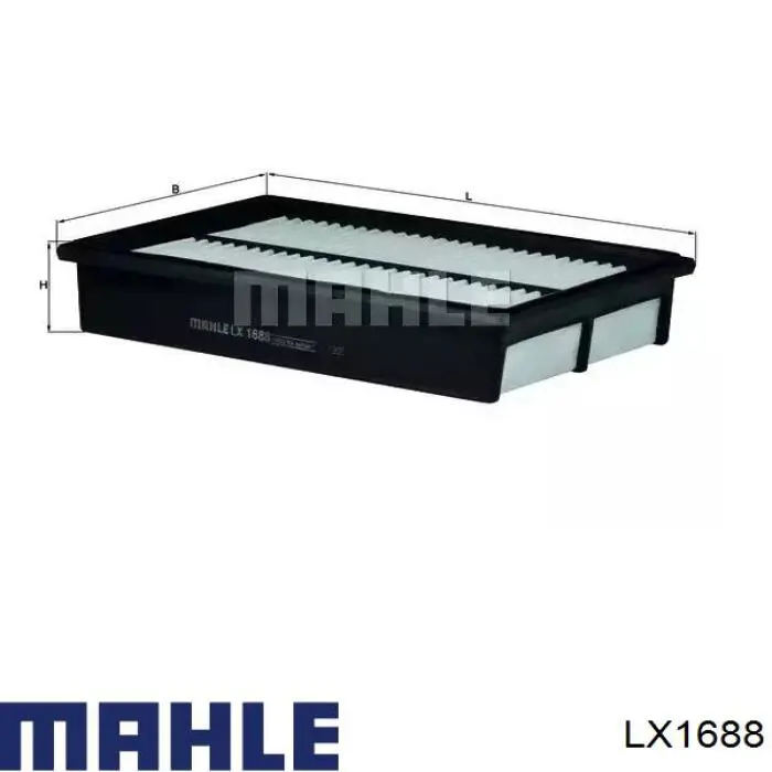 Filtro de ar Mahle Original LX1688 preço, a partir de 14,78 USD