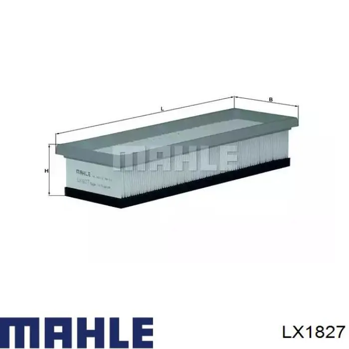 Filtro de ar Mahle Original LX1827 preço, a partir de 12,57 USD