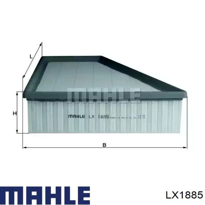 Filtro de ar Mahle Original LX1885 preço, a partir de 15,06 USD