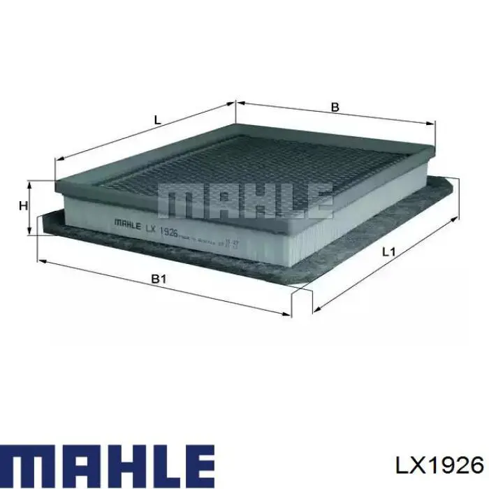 Filtro de ar Mahle Original LX1926 preço, a partir de 11,58 USD