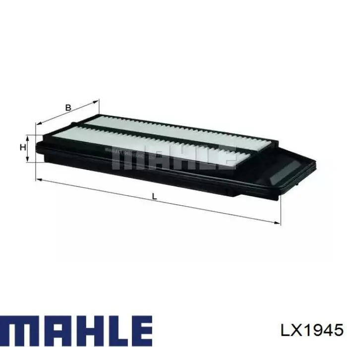 Filtro de ar Mahle Original LX1945 preço, a partir de 16,13 USD