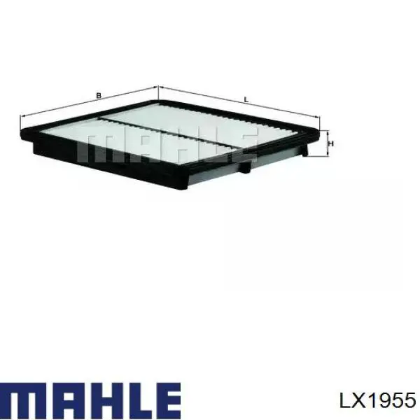 Filtro de ar Mahle Original LX1955 preço, a partir de 8,38 USD
