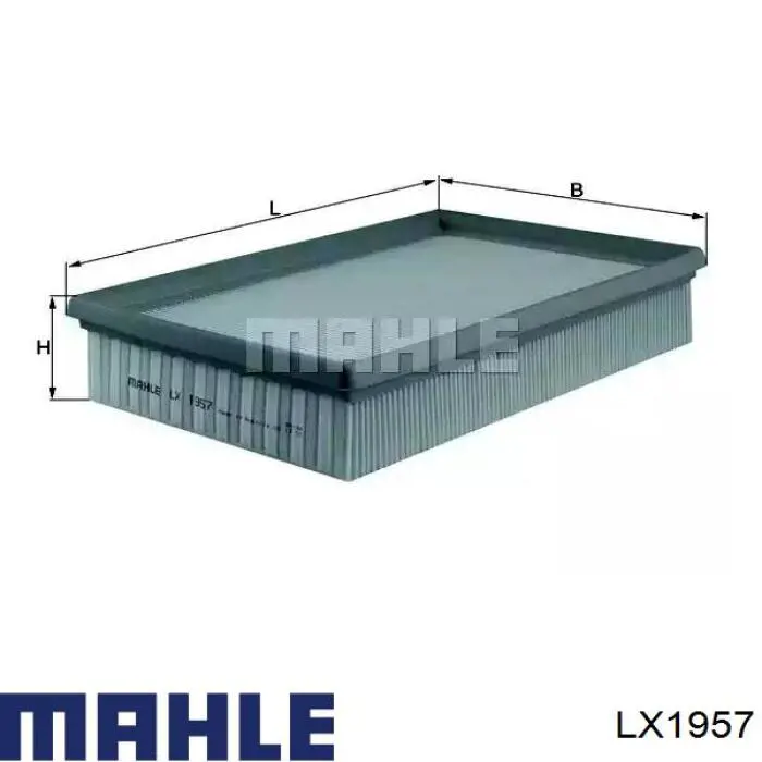 Filtro de ar Mahle Original LX1957 preço, a partir de 12,58 USD