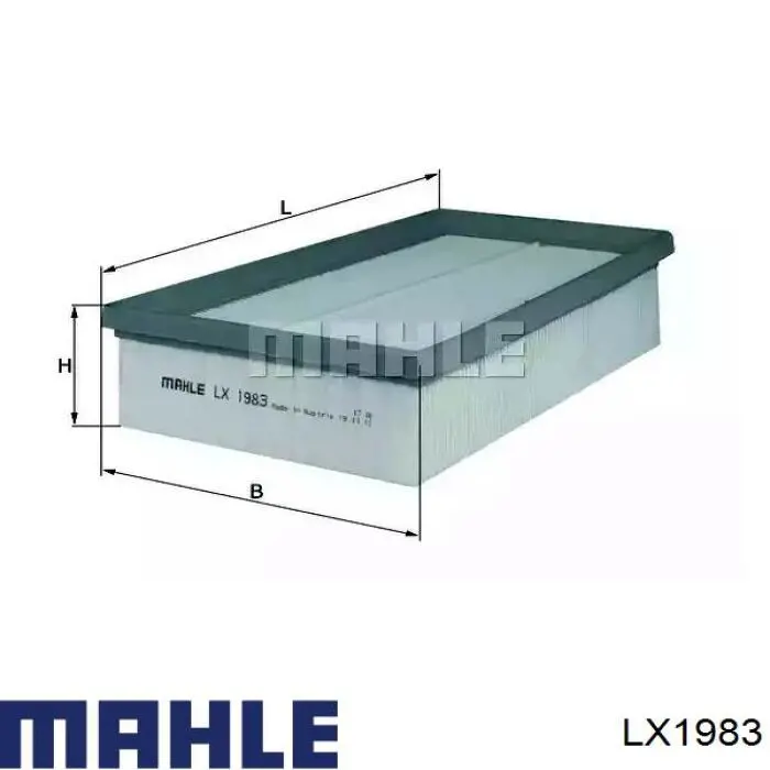 Filtro de ar Mahle Original LX1983 preço, a partir de 11,07 USD