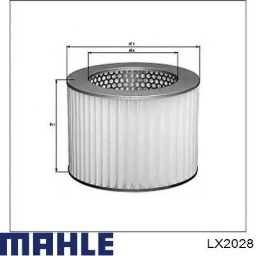 Filtro de ar LX2028 Mahle Original