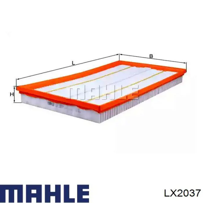 Filtro de ar Mahle Original LX2037 preço, a partir de 43,82 USD