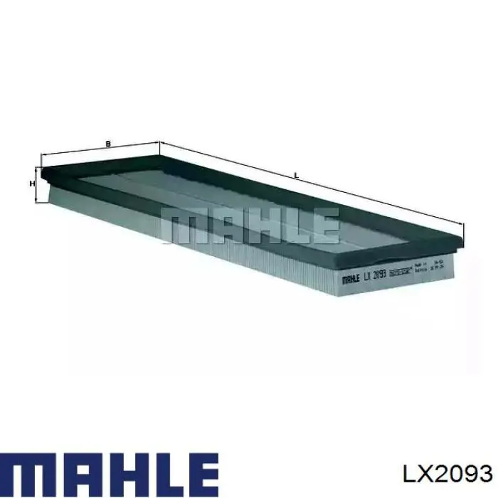 Filtro de ar Mahle Original LX2093 preço, a partir de 13,48 USD