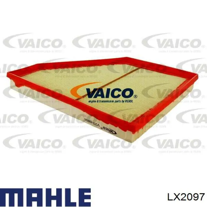 Filtro de ar Mahle Original LX2097 preço, a partir de 18,56 USD