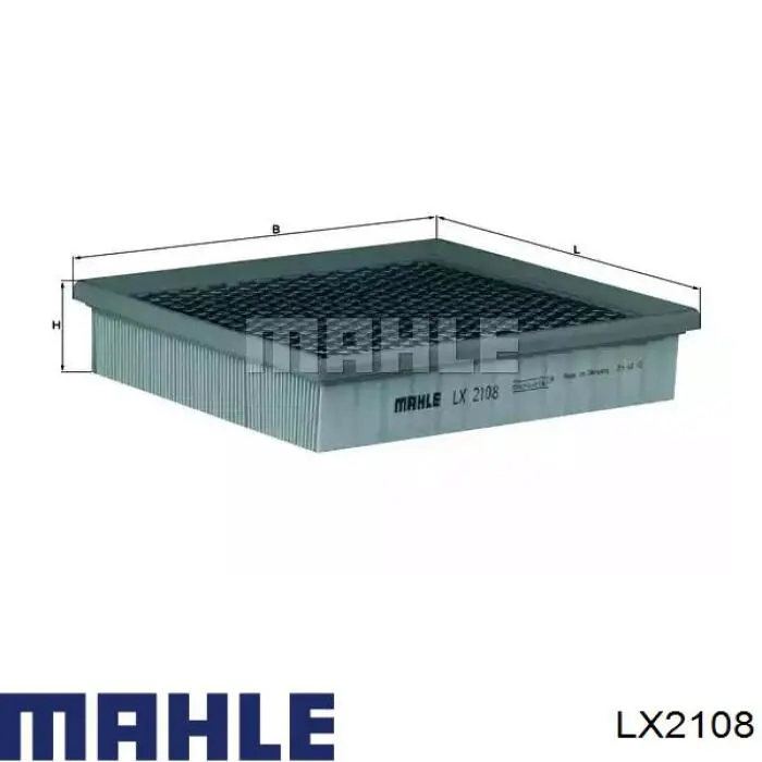 Filtro de ar Mahle Original LX2108 preço, a partir de 16,47 USD