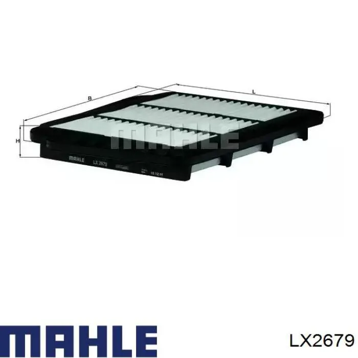 Filtro de ar Mahle Original LX2679 preço, a partir de 5,42 USD