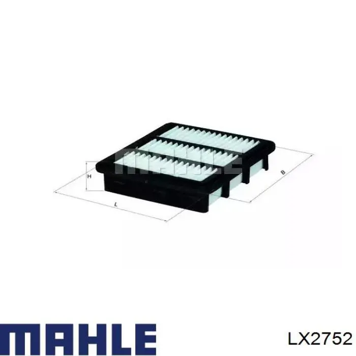 Filtro de ar Mahle Original LX2752 preço, a partir de 11,35 USD
