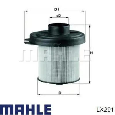 Filtro de ar Mahle Original LX291 preço, a partir de 7,11 USD