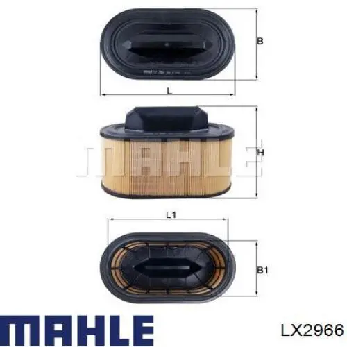 Filtro de ar Mahle Original LX2966 preço, a partir de 45,60 USD