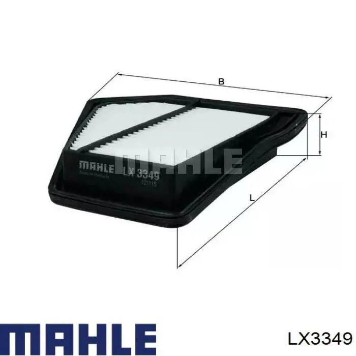 LX3349 Mahle Original Filtro de ar