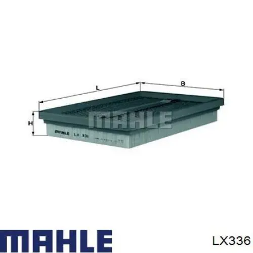 Filtro de ar Mahle Original LX336 preço, a partir de 7,43 USD
