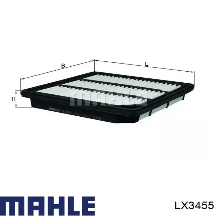 Filtro de ar Mahle Original LX3455 preço, a partir de 15,59 USD